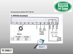 Full Gauge MT- 518 Ri Temperaturschalter